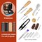 MORFEN Leather Sewing Kit, Leather Stitching Kit, Leather Working Kit with Leather Needles, Sewing Awl, Waxed Thread, Leather Upholstery Repair Kit, Sewing Tools for hand stitching DIY Leather Craft